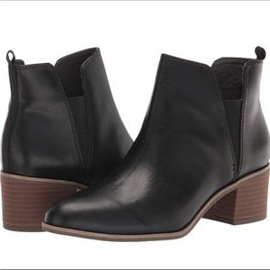 Dr Scholl's teammate slip-on Chelsea black boot bootie shoe 8